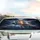 Tabby & Orange Cats Shattered Cosmic Barrier - Car Lover Everyday Essentials Car Sunshade - 5