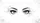 Anime Manga Eyes Thick Eyelash Brows Light Rays Atmospheric Wisps Cloud Textures - Anime Fan Gift Car Sunshade - 7