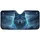 Alpha Wolf Electric Blue Lightning Storm - Wildlife Lover Gift Car Sunshade - 3