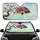 Falling Cherry Petal Tree Japanese Hand Fan - Japanese Car Decor Gift Car Sunshade - 1