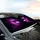 Piercing Electric Purple Eyes Mythical Entity Arcane Energy - Travel Essentials Car Sunshade - 6