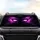 Piercing Electric Purple Eyes Mythical Entity Arcane Energy - Travel Essentials Car Sunshade - 4