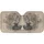 Realistic Mirrored Foxes Wild Roses Etched Floral Botanical - Wildlife Lover Gift Car Sunshade - 3