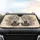 Realistic Mirrored Foxes Wild Roses Etched Floral Botanical - Wildlife Lover Gift Car Sunshade - 4