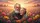 Loving Elderly Couple Wildflower Sunset - Everlasting Love Gift for Grandparents Car Sunshade - 7