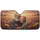 Loving Elderly Couple Wildflower Sunset - Everlasting Love Gift for Grandparents Car Sunshade - 3