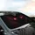 Menacing Watchful Red Eyes Radiating Crimson Energy Ethereal Smoke - Dark Car Decor Car Sunshade - 6