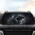 German Shepherd Dog Head Dark Smoke Mist - Wildlife Lover Gift for Dog Owners Car Sunshade - 4