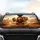 Roaring Lion Iguana Fox Desert Adventure - Wildlife Lover Gift Car Sunshade - 4