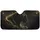 Majestic Deep Black Golden Striped Tiger Head Jungle Foliage - Wildlife Lover Gift Car Sunshade - 3