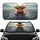 Baby Highland Cow in Bucket Scottish Moorland - Farmhouse Decor Gift for Cow Lover Car Sunshade - 1