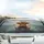 Baby Highland Cow in Bucket Scottish Moorland - Farmhouse Decor Gift for Cow Lover Car Sunshade - 5