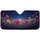 Vibrant Daisy Fantasy Flowers Starlit Void - Everyday Travel Accessory Gift Car Sunshade - 3