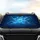 Realistic Seven Glowing Blue Butterflies Translucent Wings Ethereal Nature Decor Car Sunshade - 4