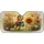 Cheerful Honeybee Sunflower Snail Garden Flowers Blue Watering Can - Car Decor Gift for Garden Lover Car Sunshade - 3