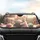 Smiling Cat Hugging Yarn Ball - Cat Lover Car Decor Gift Car Sunshade - 4
