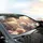 Smiling Cat Hugging Yarn Ball - Cat Lover Car Decor Gift Car Sunshade - 6
