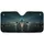 Airplane Landing Lights Wet Tarmac Runway Reflections Night - Aviation Enthusiast Gift Car Sunshade - 3