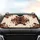 Realistic Natural Organic Fur Cowhide Spots Farmhouse Car Decor Wildlife Lover Gift Car Sunshade - 4
