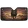 Powerful Male Lion Dark Mane Golden Eyes Savanna Rock Dust - Wildlife Lover Gift Car Sunshade - 3