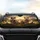 Shiba Inus Rolling Hills Mountain Landscape Glowing Clouds - Dog Lover Gift Car Sunshade - 4