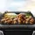 Poodle Mix Dogs Rolling Hills Country Road - Dog Lover Travel Essentials Car Sunshade - 4
