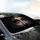 Luminous Blue Eyes Shadowy Face Atmospheric Cosmic Realm - Dramatic Style Accessory Car Sunshade - 6