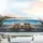 Excited Tabby Cats Driving Highway Adventure - Road Trip Cat Lover Gift Car Sunshade - 5
