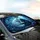 Intertwined Wolves Moonlit Forest - Ethereal Wildlife Lover Gift Car Sunshade - 6