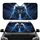 Ferocious Wolf Lightning Full Moon Cosmic Sky - Wolf Lover Gift Car Sunshade - 1
