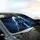 Ferocious Wolf Lightning Full Moon Cosmic Sky - Wolf Lover Gift Car Sunshade - 6