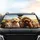Golden Doodle Labradoodle Family Puppies Road Trip Adventure - Pet Lover Gift Car Sunshade - 4
