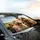 Golden Doodle Labradoodle Family Puppies Road Trip Adventure - Pet Lover Gift Car Sunshade - 6