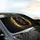 Majestic Black Lion Golden Eyes Energy Tendrils - Fantasy Wildlife Lover Gift Car Sunshade - 6