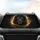 Majestic Black Lion Golden Eyes Energy Tendrils - Fantasy Wildlife Lover Gift Car Sunshade - 4