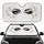 Winking Eye Long Voluminous Eyelashes Arched Brows - Beauty Lover Gift Car Sunshade - 1