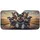 Four Happy Miniature Schnauzer Dogs Sun-Drenched Road Trip Adventure - Dog Lover Gift Car Sunshade - 3