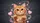 Ginger Tabby Cat Pink Hearts Gold Stars - Cat Lover Car Decor Gift Car Sunshade - 7