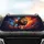 Majestic Dynamic Roaring Lion Fiery Golden Mane - Wildlife Nature Lover Gift Car Sunshade - 4