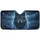 Wolf Golden Blue Eyes Electric Lightning - Wildlife Lover Gift for Nature Lover Car Sunshade - 3