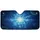 Cosmic Blue Radiant Light Vortex Ethereal Bokeh Orbs - Automotive Interior Decor Gift Car Sunshade - 3