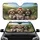 Three Shih Tzu Dogs Countryside Travel Landscape - Dog Lover Gift Car Sunshade - 1