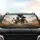 Grotesque Zombie Couple Desert Highway Scene - Horror Fan Collectible Gift Car Sunshade - 4