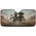 Grotesque Zombie Couple Desert Highway Scene - Horror Fan Collectible Gift Car Sunshade - 3