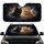 Two Black Cat Ginger Tabby Cats Golden Stardust Nebula - Cat Lover Gift Car Sunshade - 1