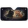 Two Black Cat Ginger Tabby Cats Golden Stardust Nebula - Cat Lover Gift Car Sunshade - 3