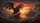 Menacing Black Dragon Fiery Castle Volcanic Landscape - Fantasy Lover Gift Car Sunshade - 7