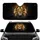 Majestic Faceted Mane Lion Head Golden Eyes Car Decor Gift for Animal Lover Car Sunshade - 1