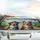 Border Collie Australian Shepherd Dogs Tropical Coastal Road Trip Adventure Car Sunshade - 5