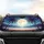 Moonlit Full Moon Tropical Palm Trees Ocean Beach - Tropical Lover Gift Car Sunshade - 4